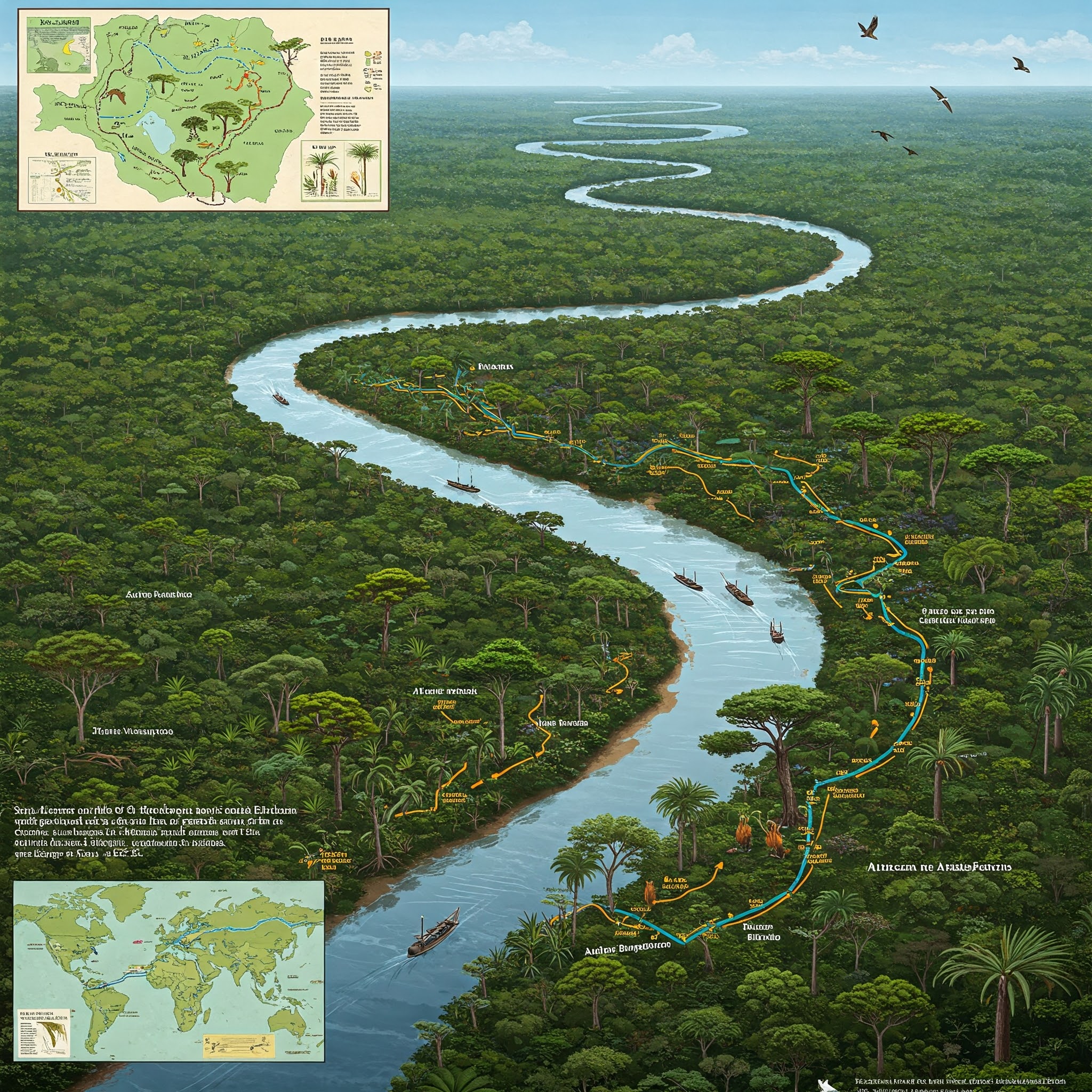 Hidden Highways: How Brazil’s Riverside Forests Fueled Millennia of Tree Migration Between the Amazon and Atlantic Rainforests