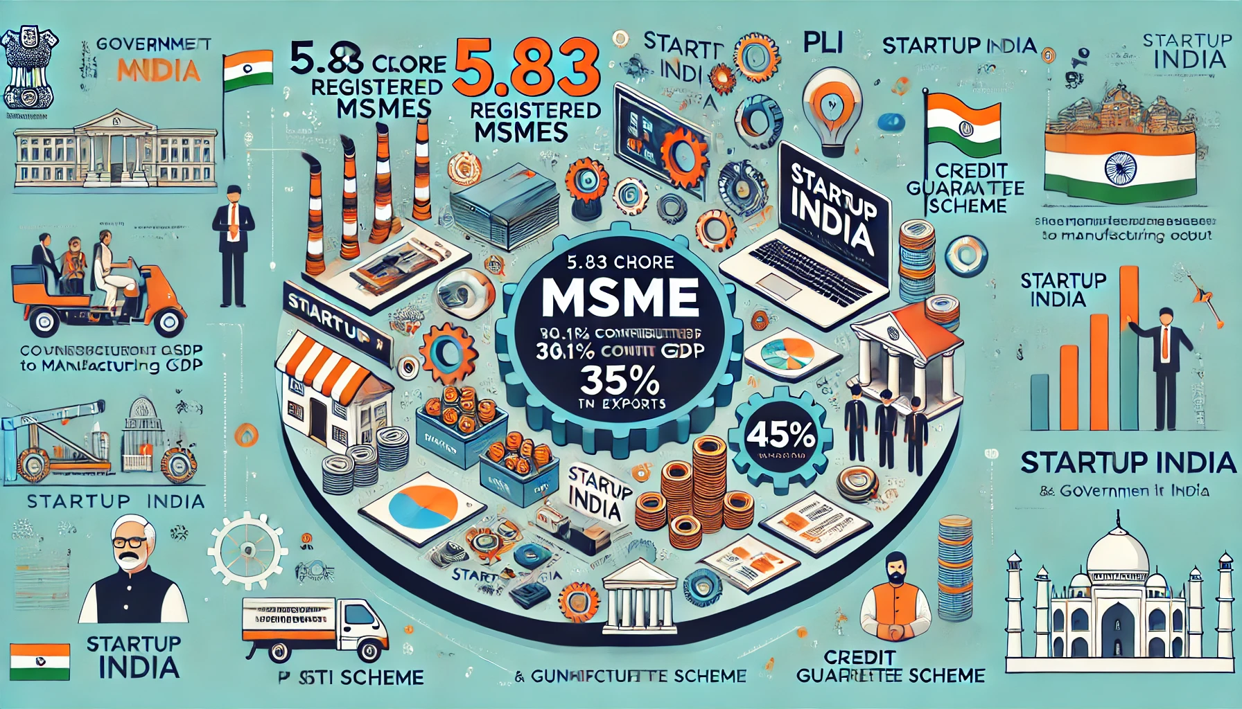 📌 MSME Growth & Government Initiatives in India