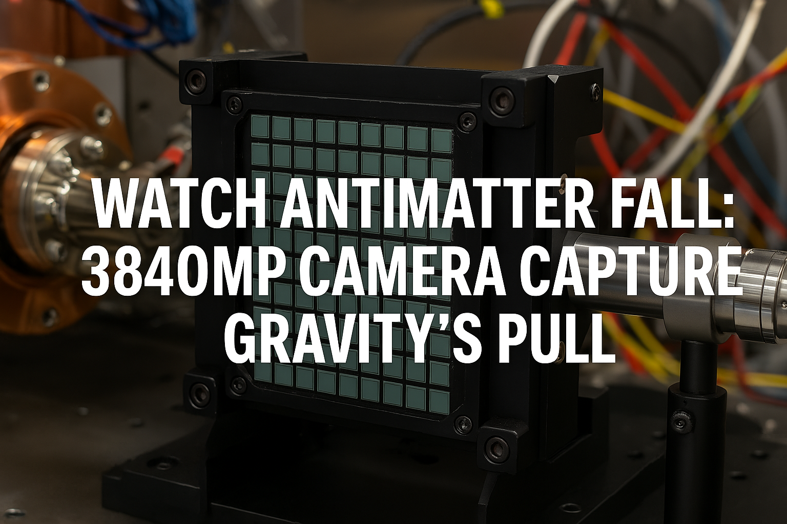 Scientists Capture Antimatter Falling with a 3840MP Camera, Paving the Way for Groundbreaking Research